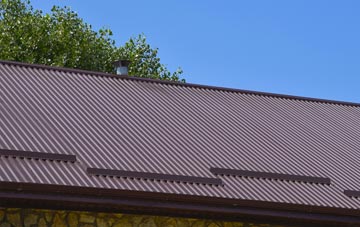typical Newthorpe Common corrugated roof uses